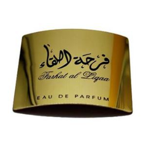 Metalowa etykieta perfum